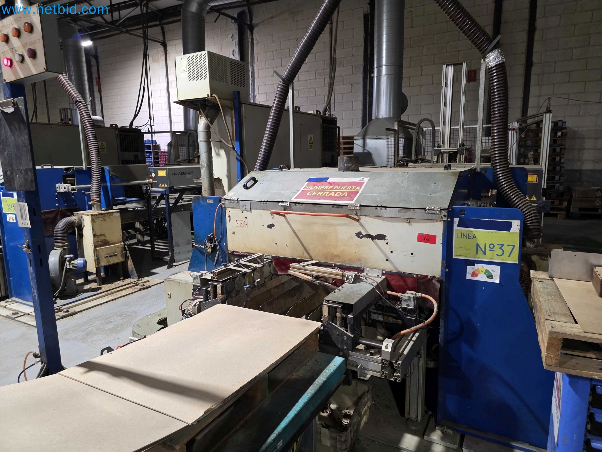 Liquidação de empresas - Máquinas de embalagem usadas para embalagem de frutas e legumes (linha de produção de MDF)-3