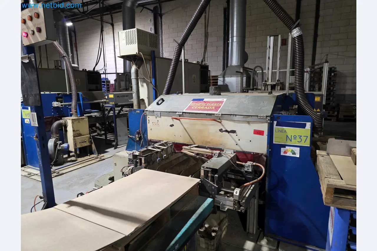 Liquidação de empresas - Máquinas de embalagem usadas para embalagem de frutas e legumes (linha de produção de MDF)-3