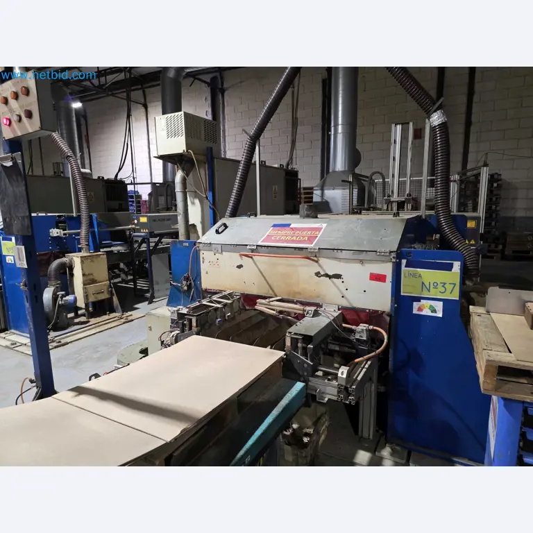 Liquidação de empresas - Máquinas de embalagem usadas para embalagem de frutas e legumes (linha de produção de MDF)-3