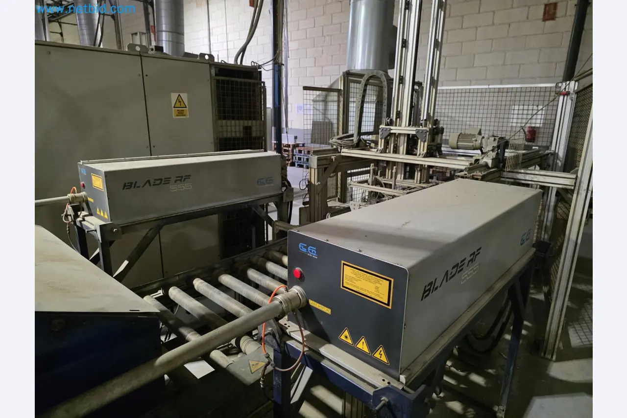 Liquidação de empresas - Máquinas de embalagem usadas para embalagem de frutas e legumes (linha de produção de MDF)-6