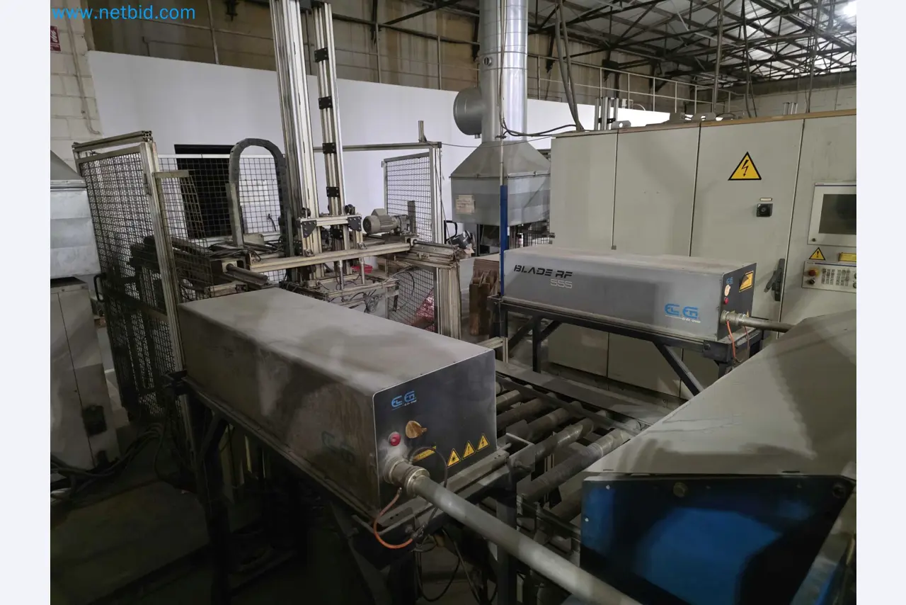 Liquidação de empresas - Máquinas de embalagem usadas para embalagem de frutas e legumes (linha de produção de MDF)-13