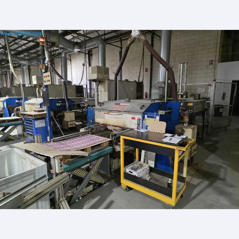 Liquidação de empresas - Máquinas de embalagem usadas para embalagem de frutas e legumes (linha de produção de MDF)-1