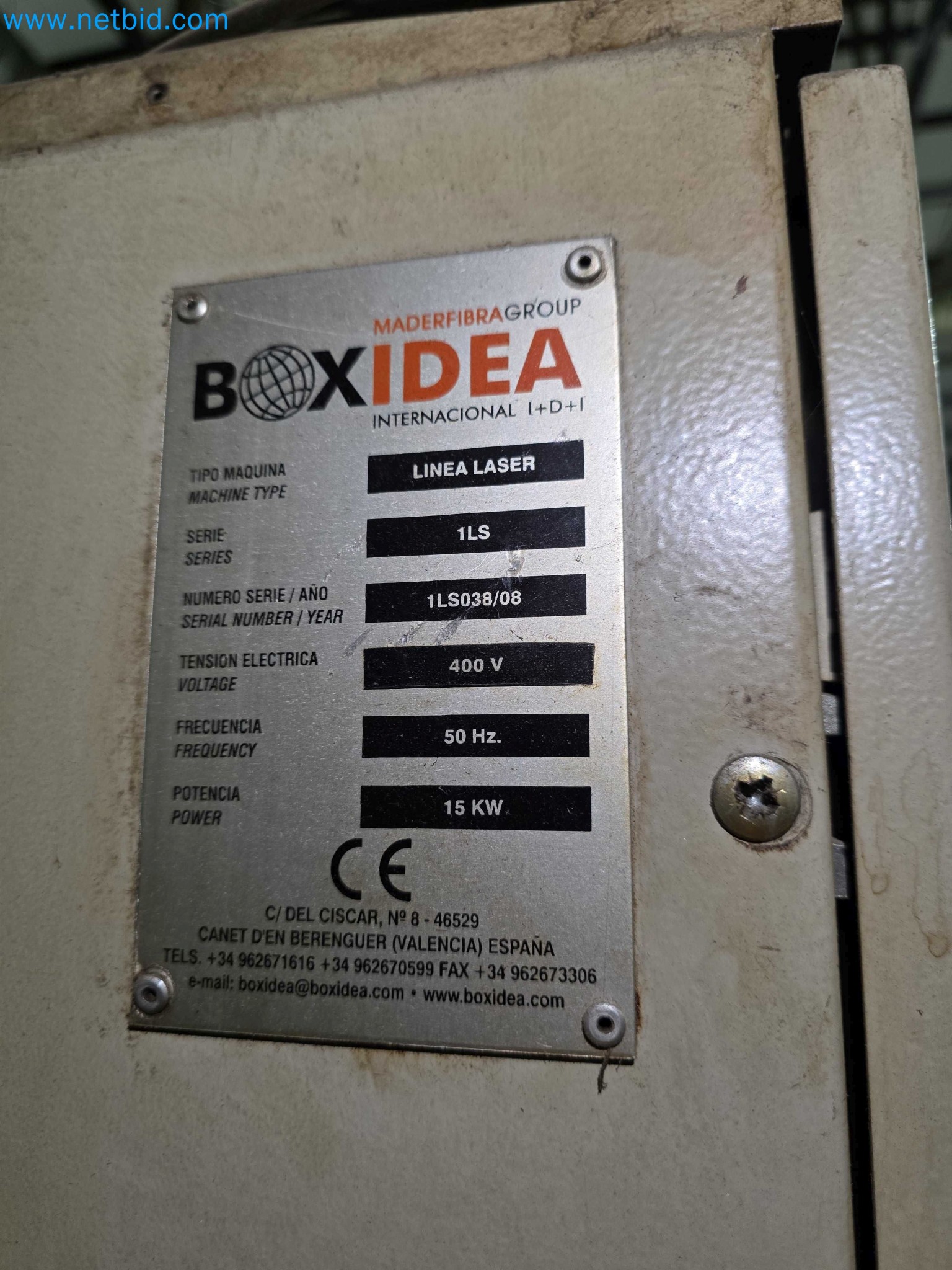 Liquidação de empresas - Máquinas de embalagem usadas para embalagem de frutas e legumes (linha de produção de MDF)-26