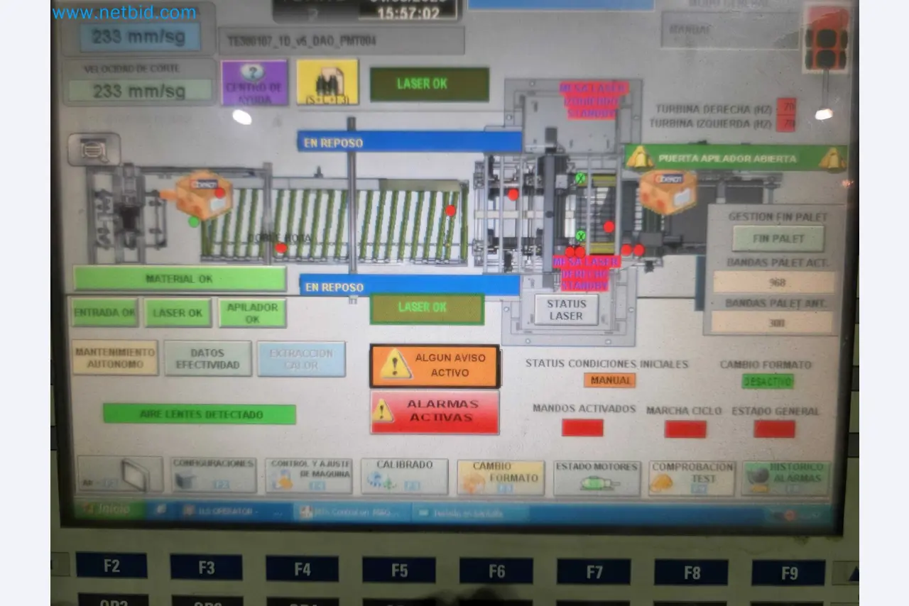 Liquidação de empresas - Máquinas de embalagem usadas para embalagem de frutas e legumes (linha de produção de MDF)-27