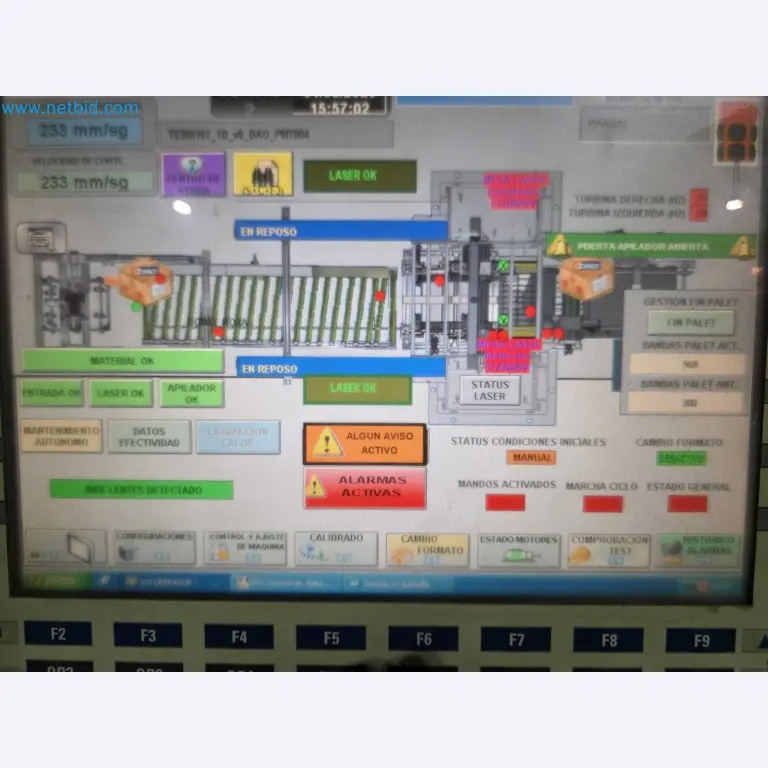 Liquidação de empresas - Máquinas de embalagem usadas para embalagem de frutas e legumes (linha de produção de MDF)-27