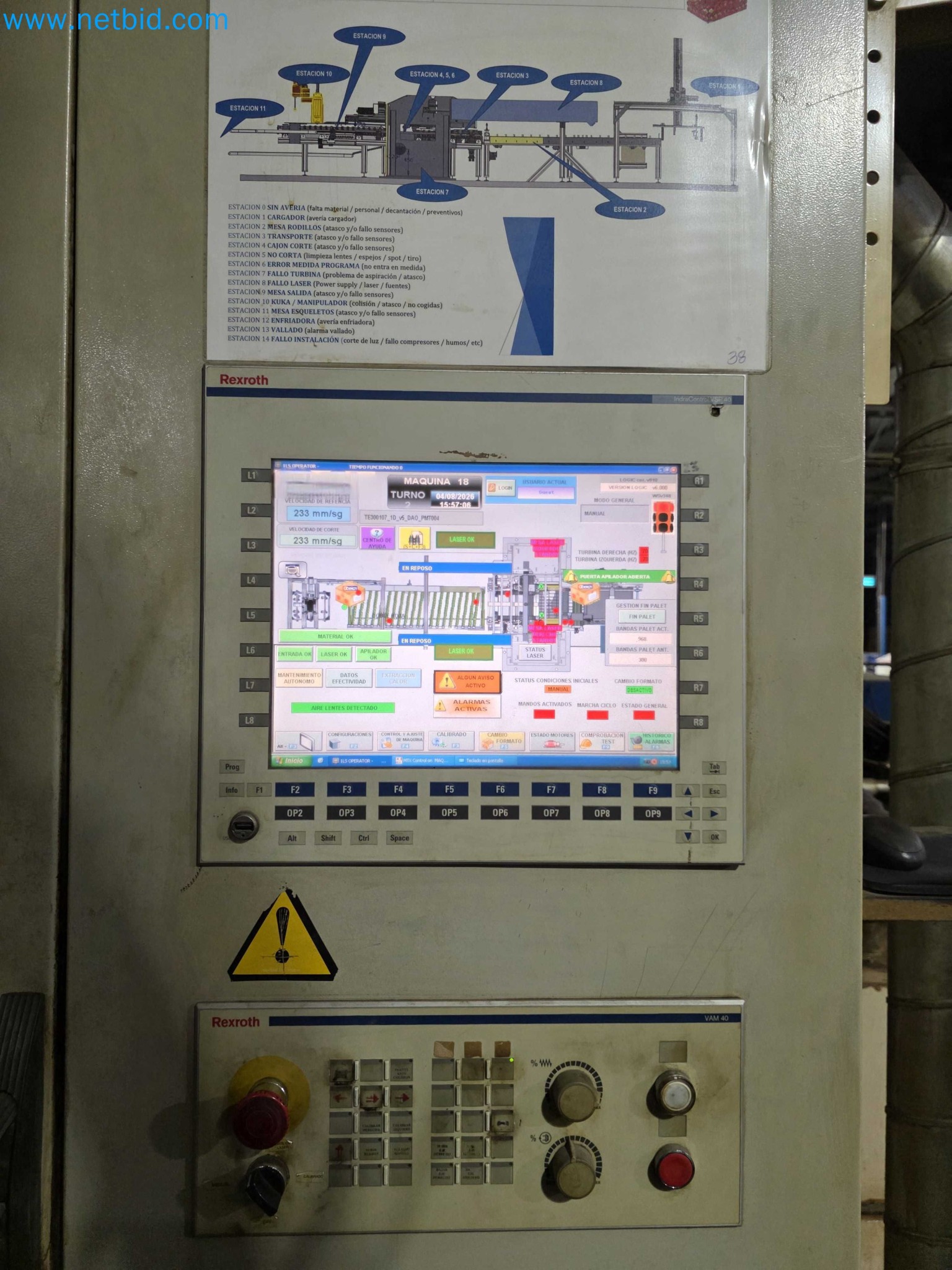 Liquidação de empresas - Máquinas de embalagem usadas para embalagem de frutas e legumes (linha de produção de MDF)-28