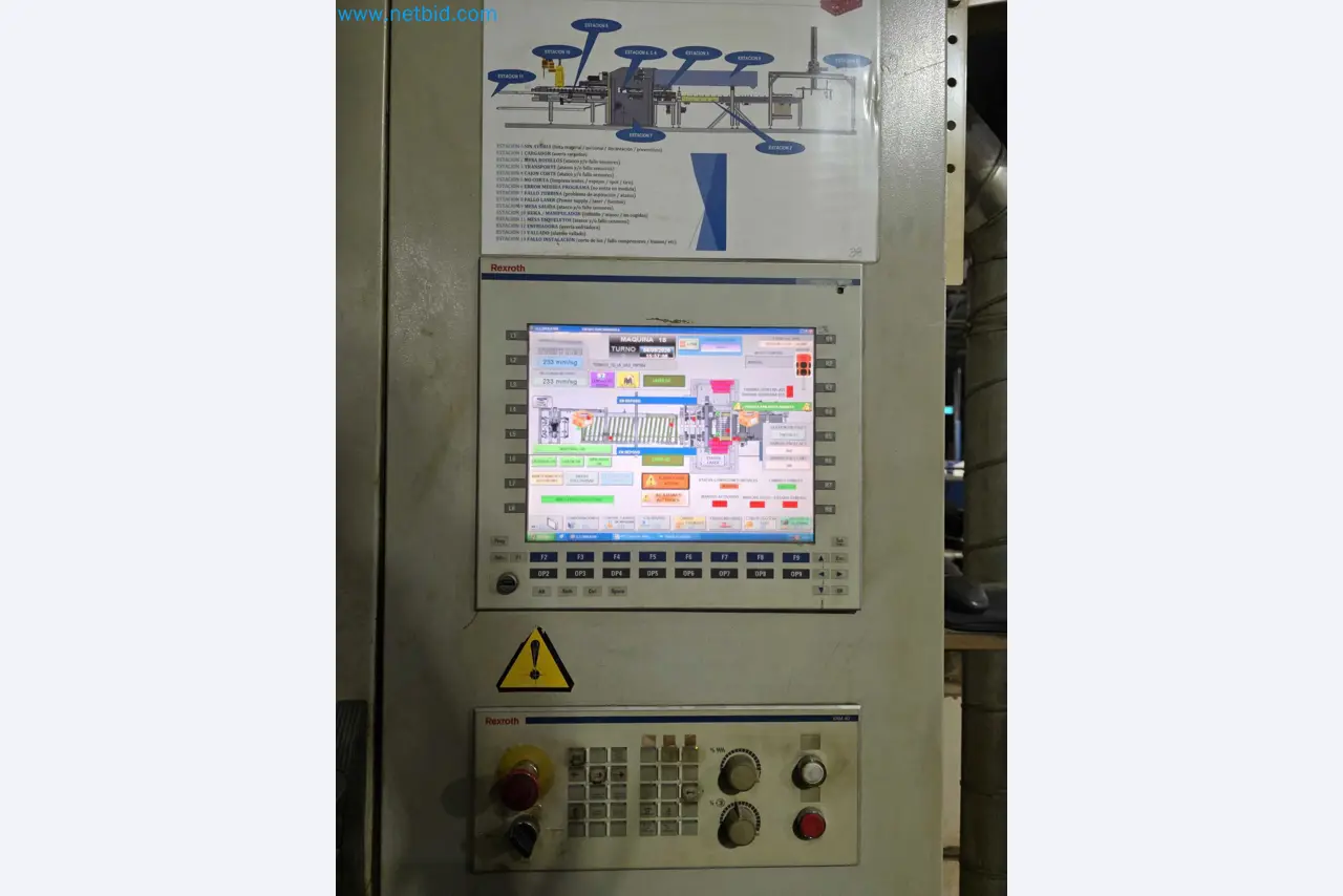 Liquidação de empresas - Máquinas de embalagem usadas para embalagem de frutas e legumes (linha de produção de MDF)-28