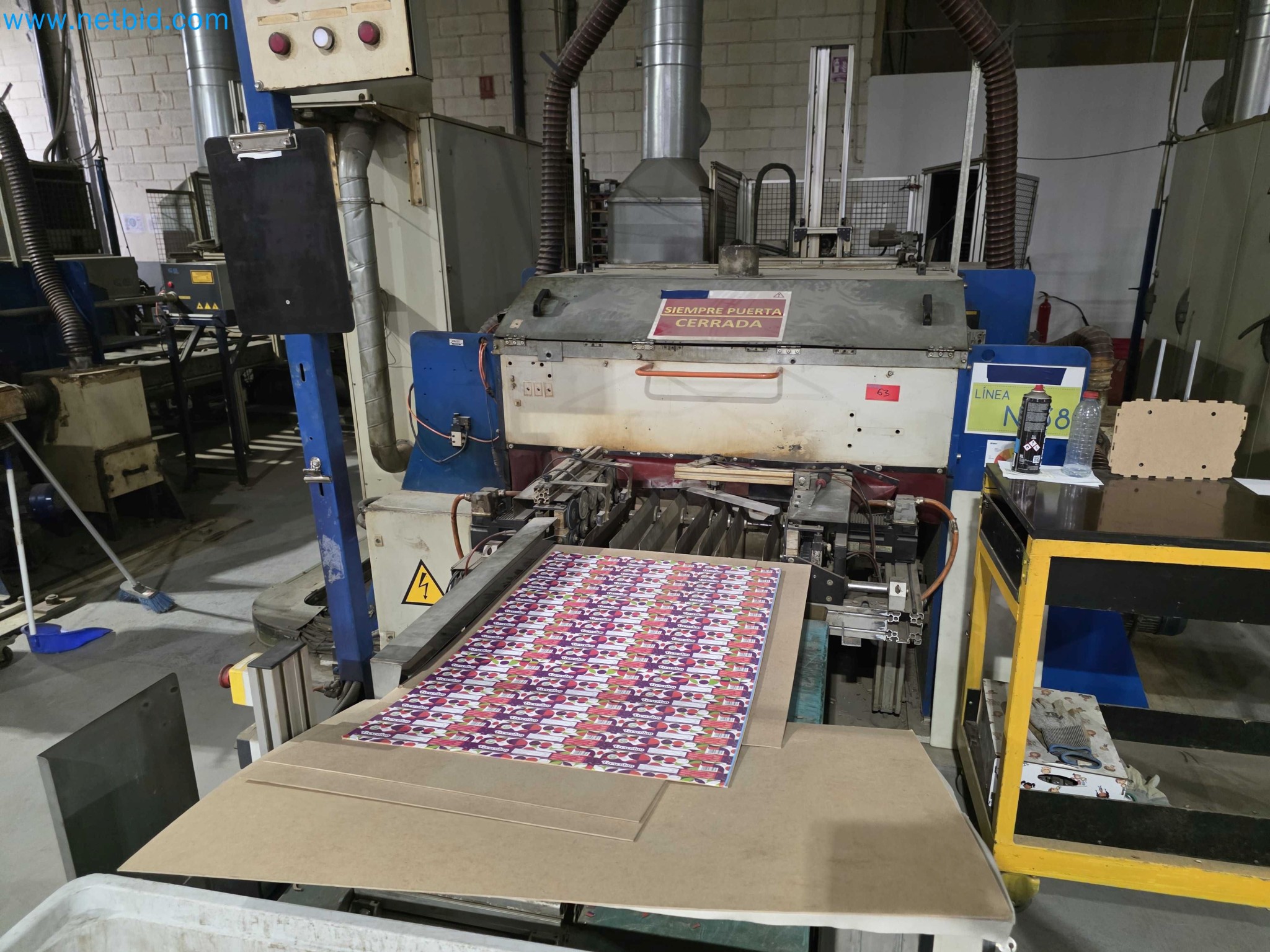 Liquidação de empresas - Máquinas de embalagem usadas para embalagem de frutas e legumes (linha de produção de MDF)-3