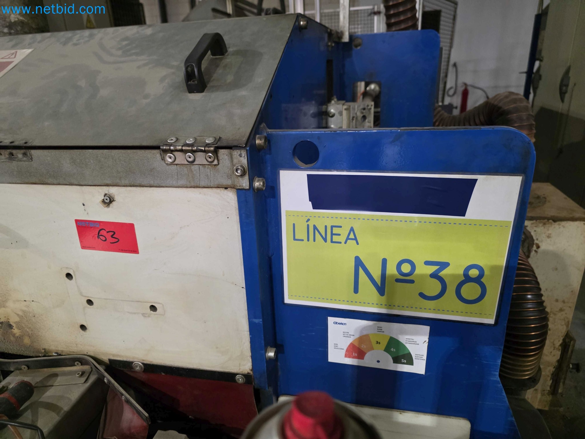 Liquidação de empresas - Máquinas de embalagem usadas para embalagem de frutas e legumes (linha de produção de MDF)-4