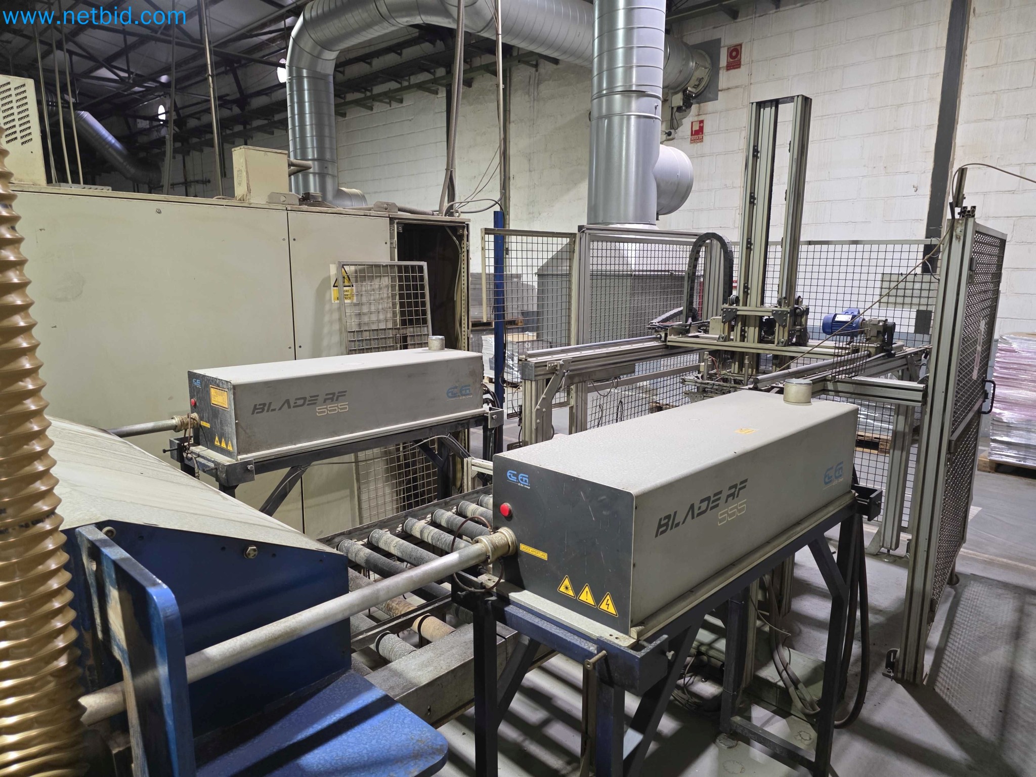 Liquidação de empresas - Máquinas de embalagem usadas para embalagem de frutas e legumes (linha de produção de MDF)-10