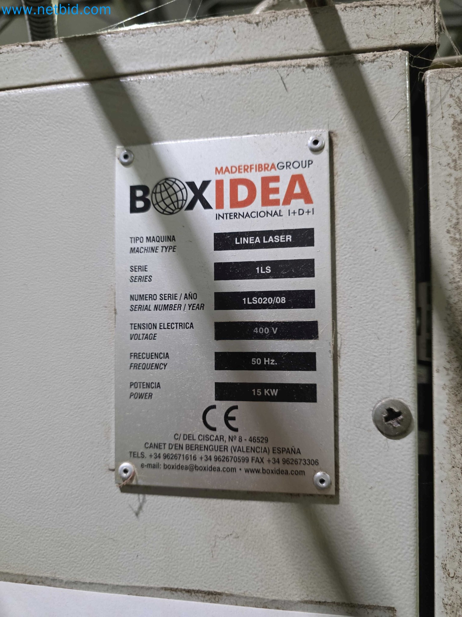 Liquidação de empresas - Máquinas de embalagem usadas para embalagem de frutas e legumes (linha de produção de MDF)-20