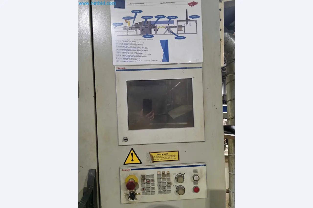 Liquidação de empresas - Máquinas de embalagem usadas para embalagem de frutas e legumes (linha de produção de MDF)-22