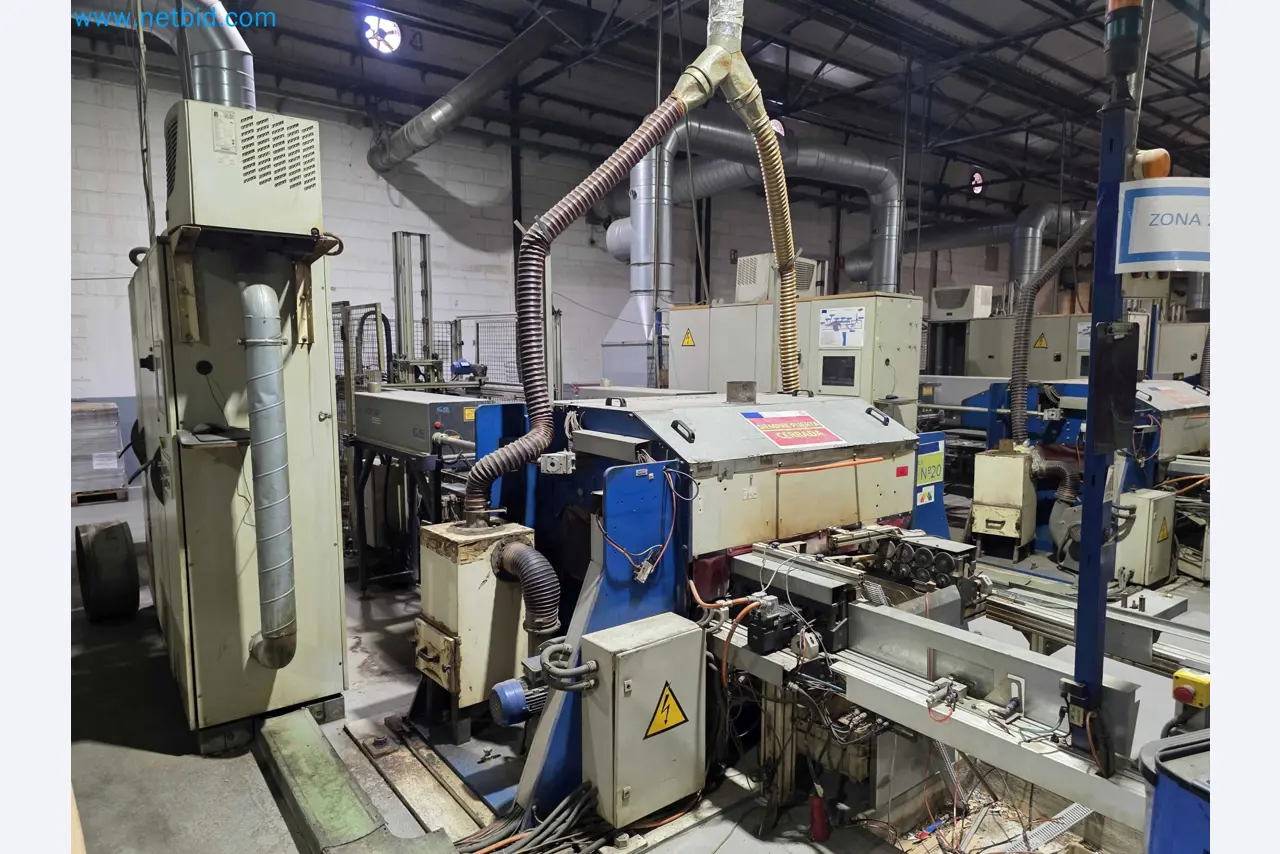 Liquidação de empresas - Máquinas de embalagem usadas para embalagem de frutas e legumes (linha de produção de MDF)-2