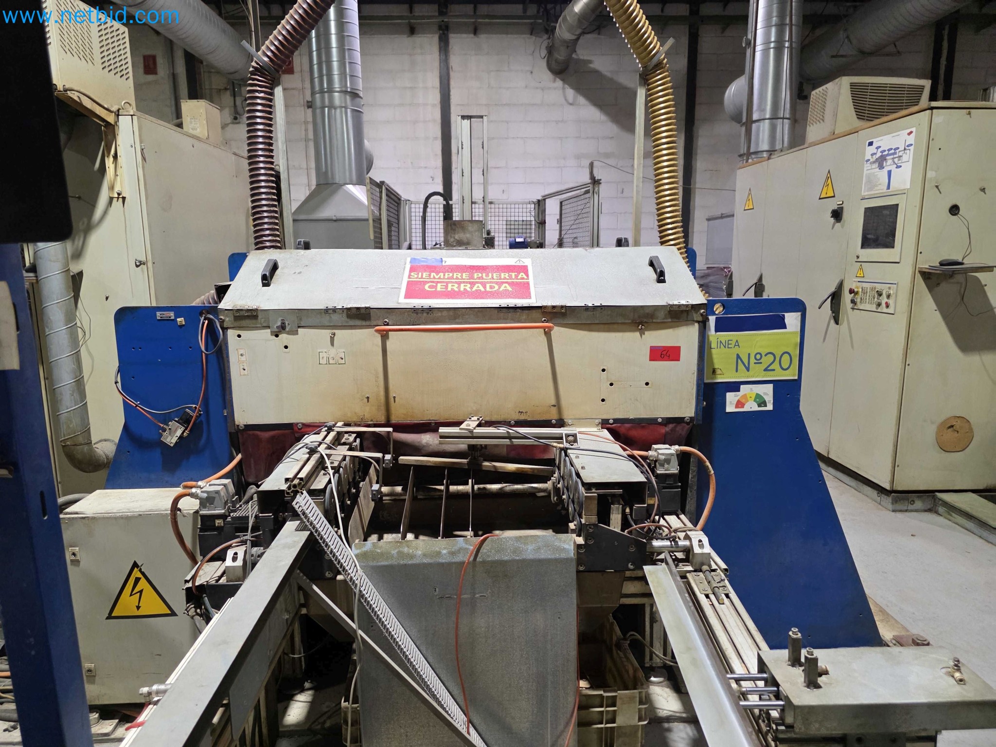 Liquidação de empresas - Máquinas de embalagem usadas para embalagem de frutas e legumes (linha de produção de MDF)-3