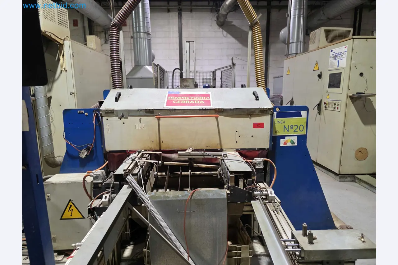 Liquidação de empresas - Máquinas de embalagem usadas para embalagem de frutas e legumes (linha de produção de MDF)-3