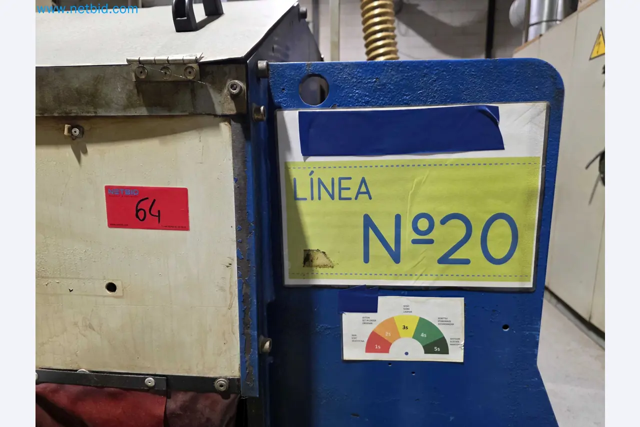 Liquidação de empresas - Máquinas de embalagem usadas para embalagem de frutas e legumes (linha de produção de MDF)-4