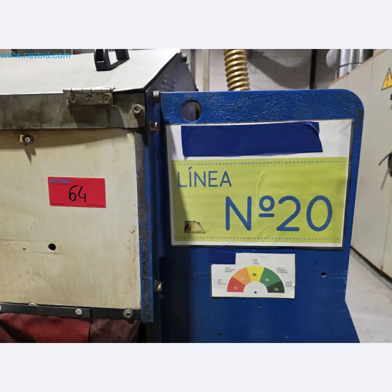 Liquidação de empresas - Máquinas de embalagem usadas para embalagem de frutas e legumes (linha de produção de MDF)-4