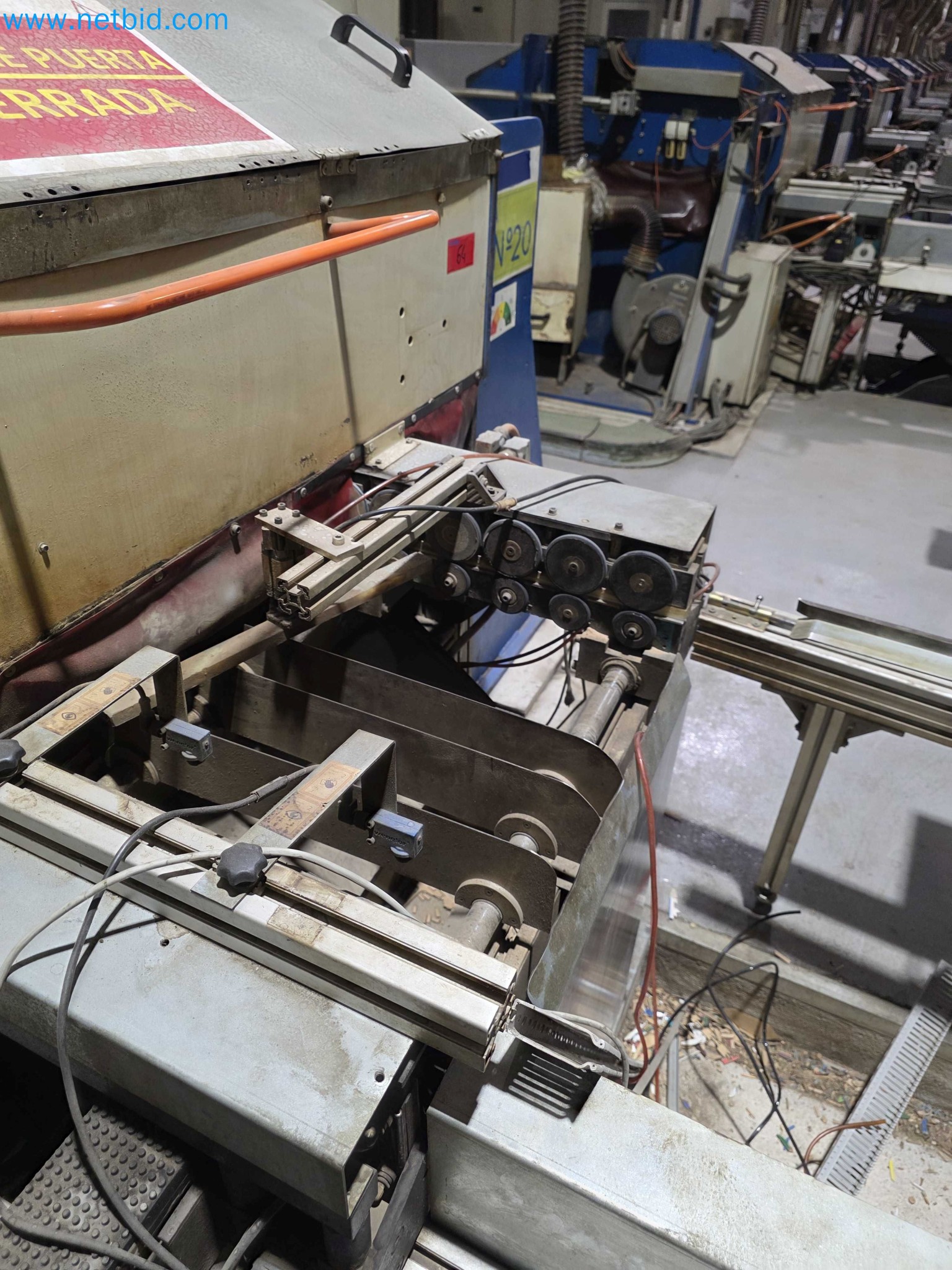 Liquidação de empresas - Máquinas de embalagem usadas para embalagem de frutas e legumes (linha de produção de MDF)-6