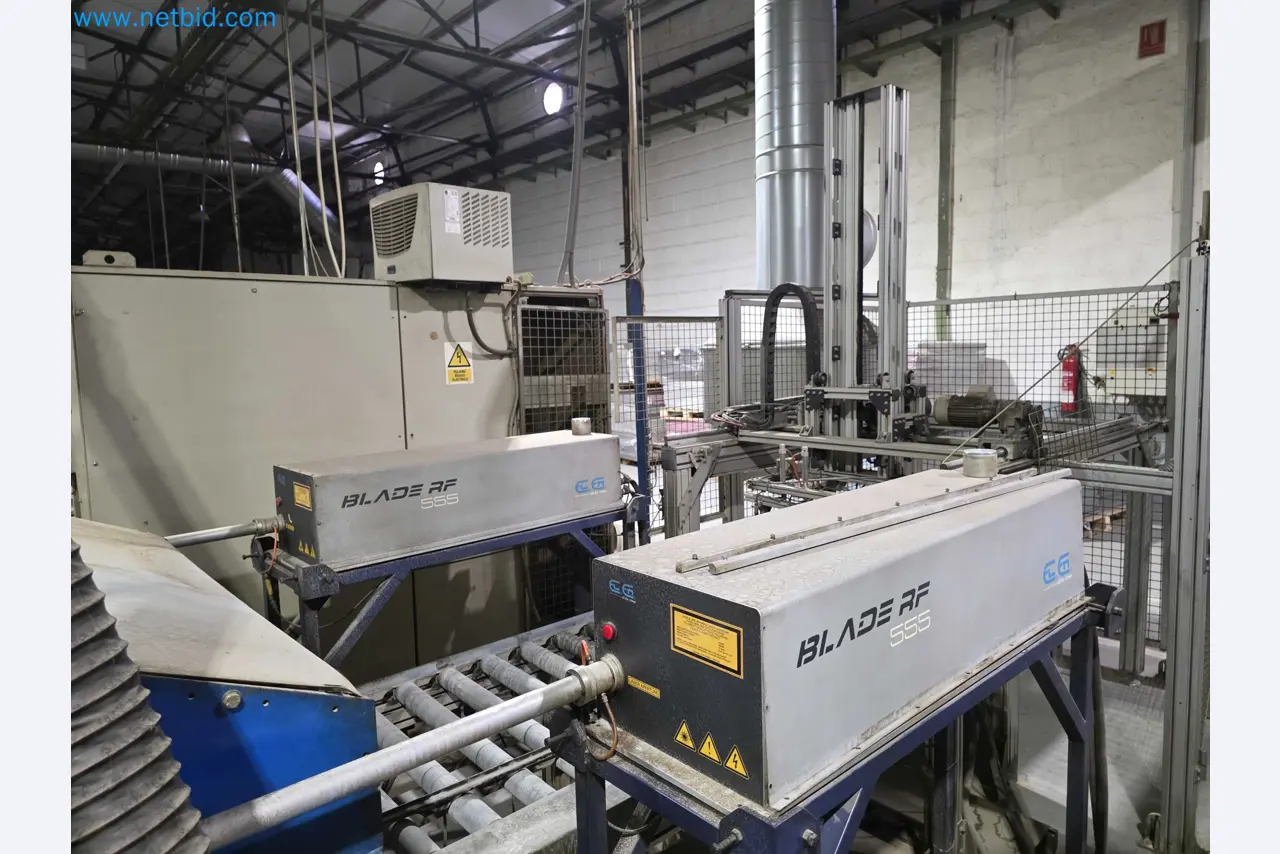 Liquidação de empresas - Máquinas de embalagem usadas para embalagem de frutas e legumes (linha de produção de MDF)-11