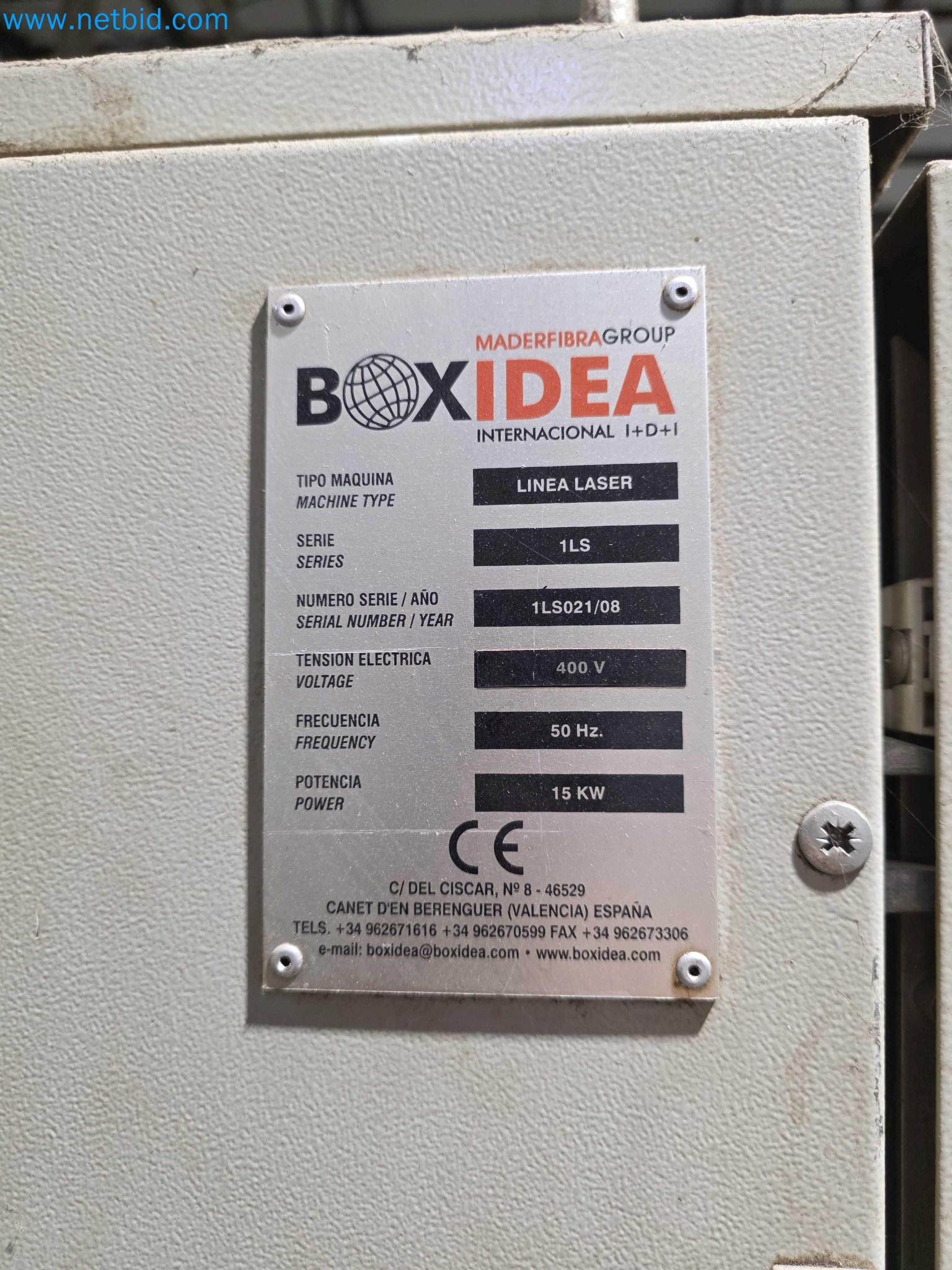 Liquidação de empresas - Máquinas de embalagem usadas para embalagem de frutas e legumes (linha de produção de MDF)-21