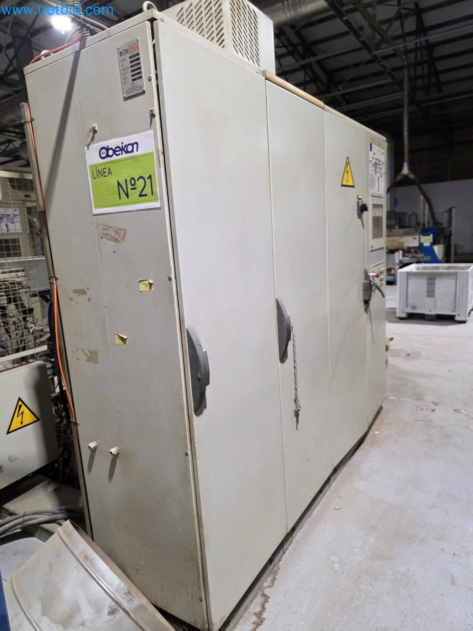 Liquidação de empresas - Máquinas de embalagem usadas para embalagem de frutas e legumes (linha de produção de MDF)-22