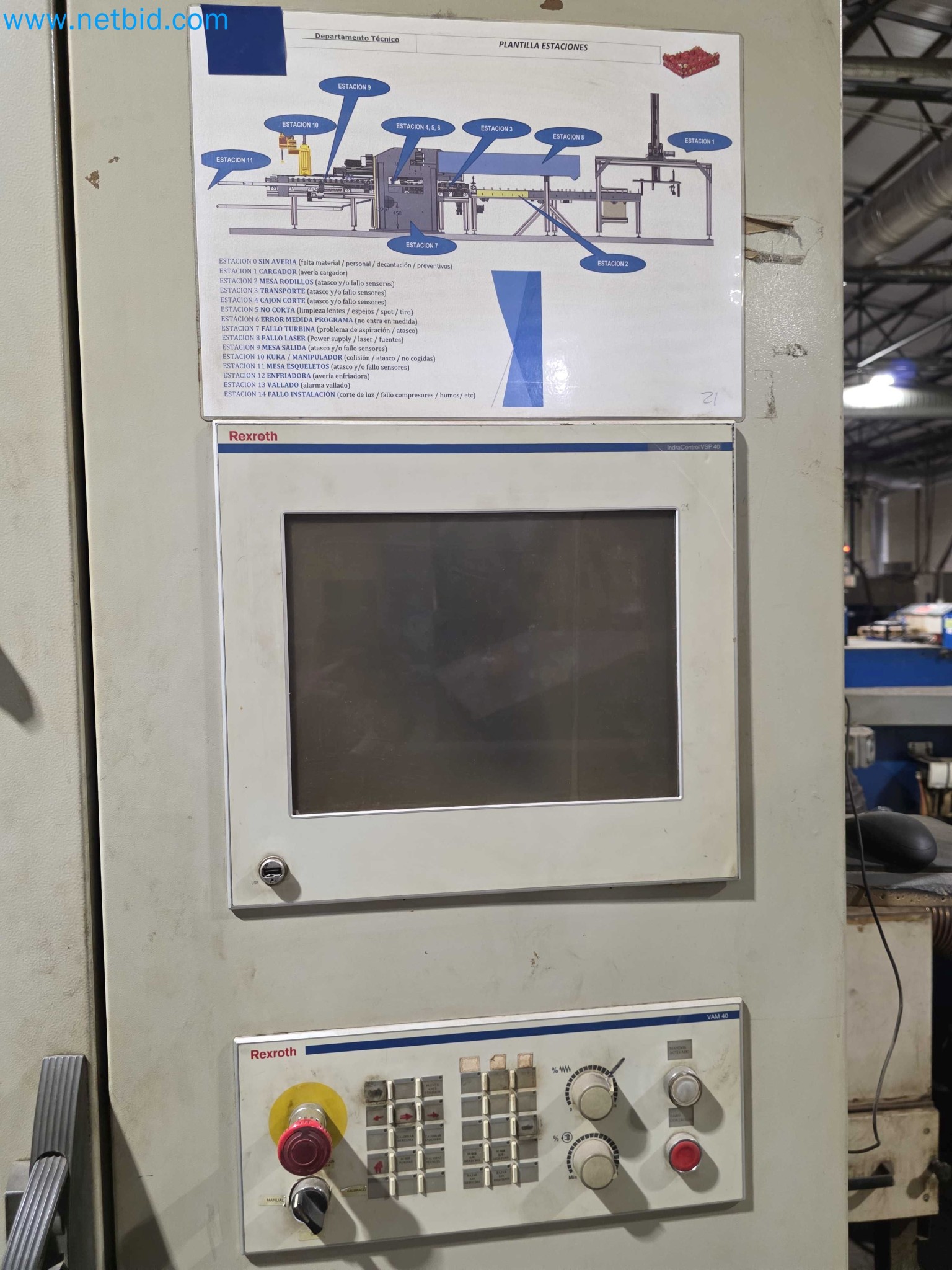 Liquidação de empresas - Máquinas de embalagem usadas para embalagem de frutas e legumes (linha de produção de MDF)-23