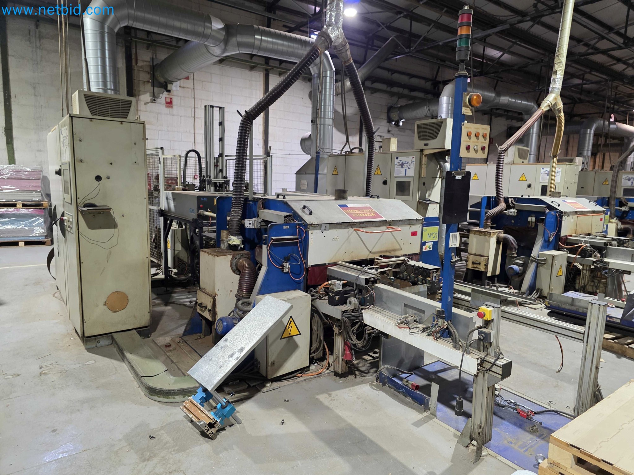 Liquidação de empresas - Máquinas de embalagem usadas para embalagem de frutas e legumes (linha de produção de MDF)-3