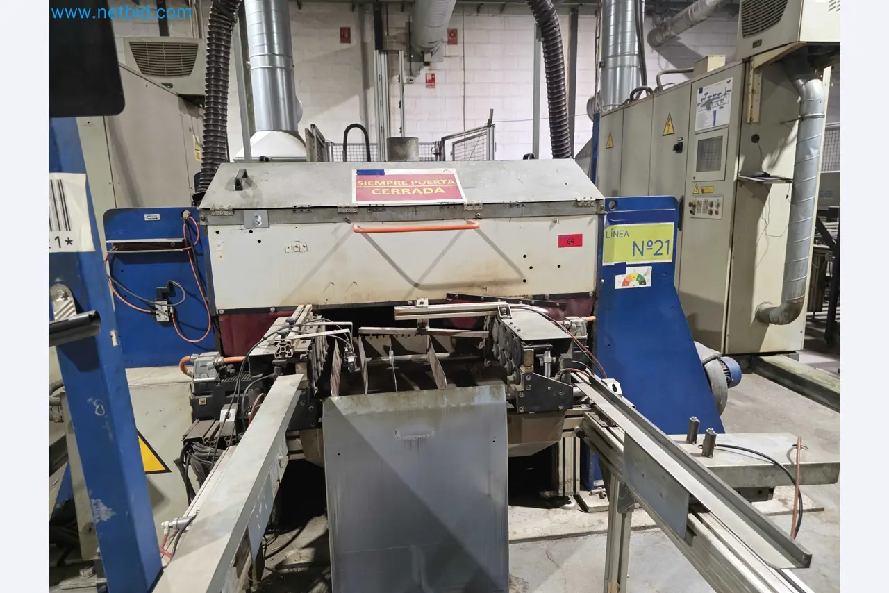 Liquidação de empresas - Máquinas de embalagem usadas para embalagem de frutas e legumes (linha de produção de MDF)-5