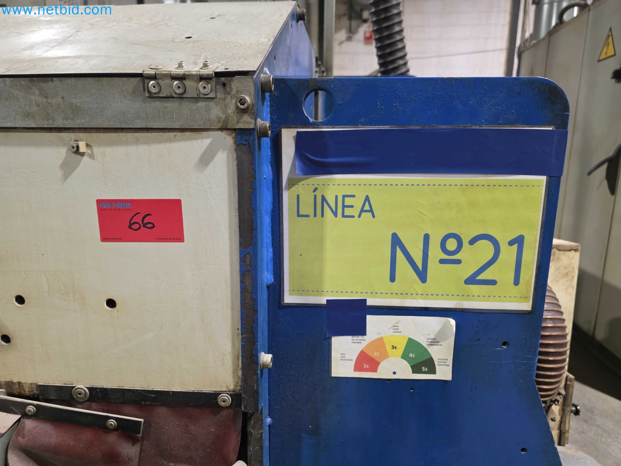 Liquidação de empresas - Máquinas de embalagem usadas para embalagem de frutas e legumes (linha de produção de MDF)-6