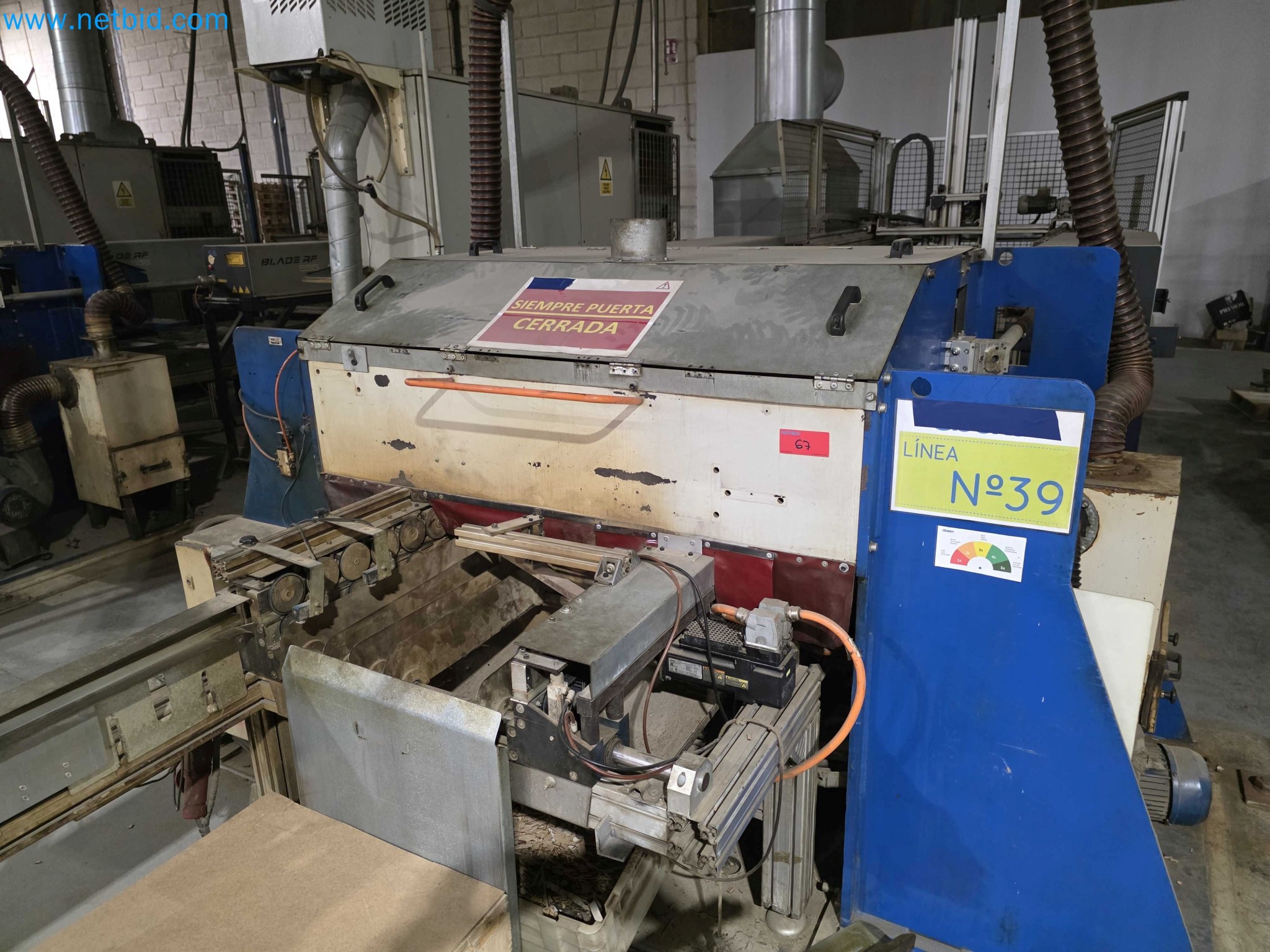 Liquidação de empresas - Máquinas de embalagem usadas para embalagem de frutas e legumes (linha de produção de MDF)-6