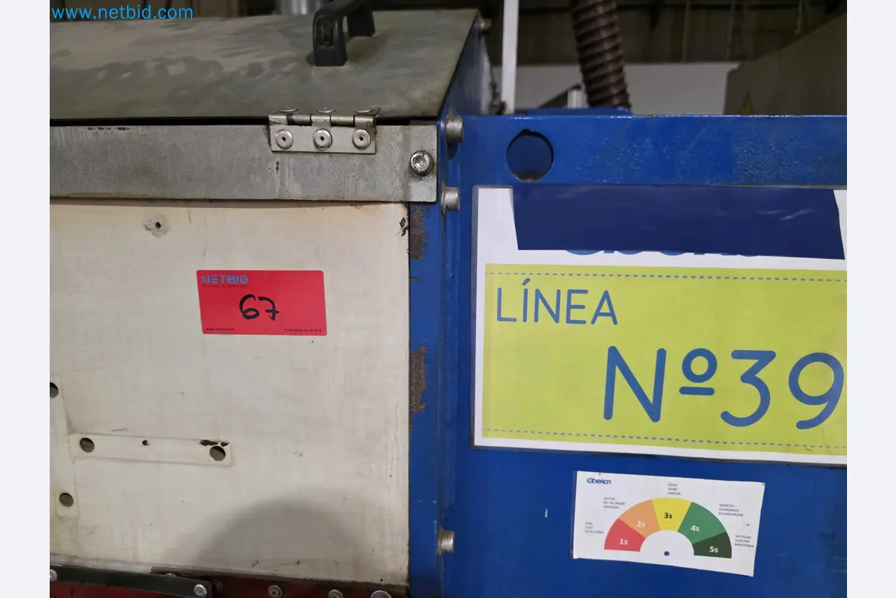 Liquidação de empresas - Máquinas de embalagem usadas para embalagem de frutas e legumes (linha de produção de MDF)-7