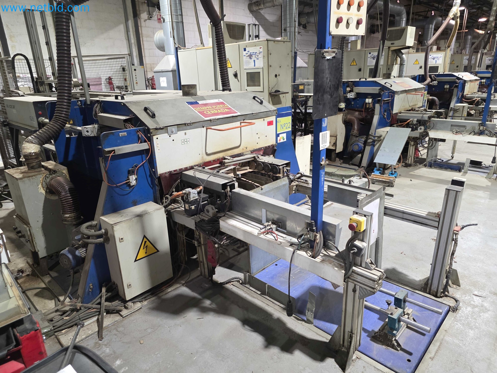 Subasta por Cierre de Fábrica – Maquinaria de Embalaje Usada para Frutas y Verduras (Línea de Producción MDF)-2