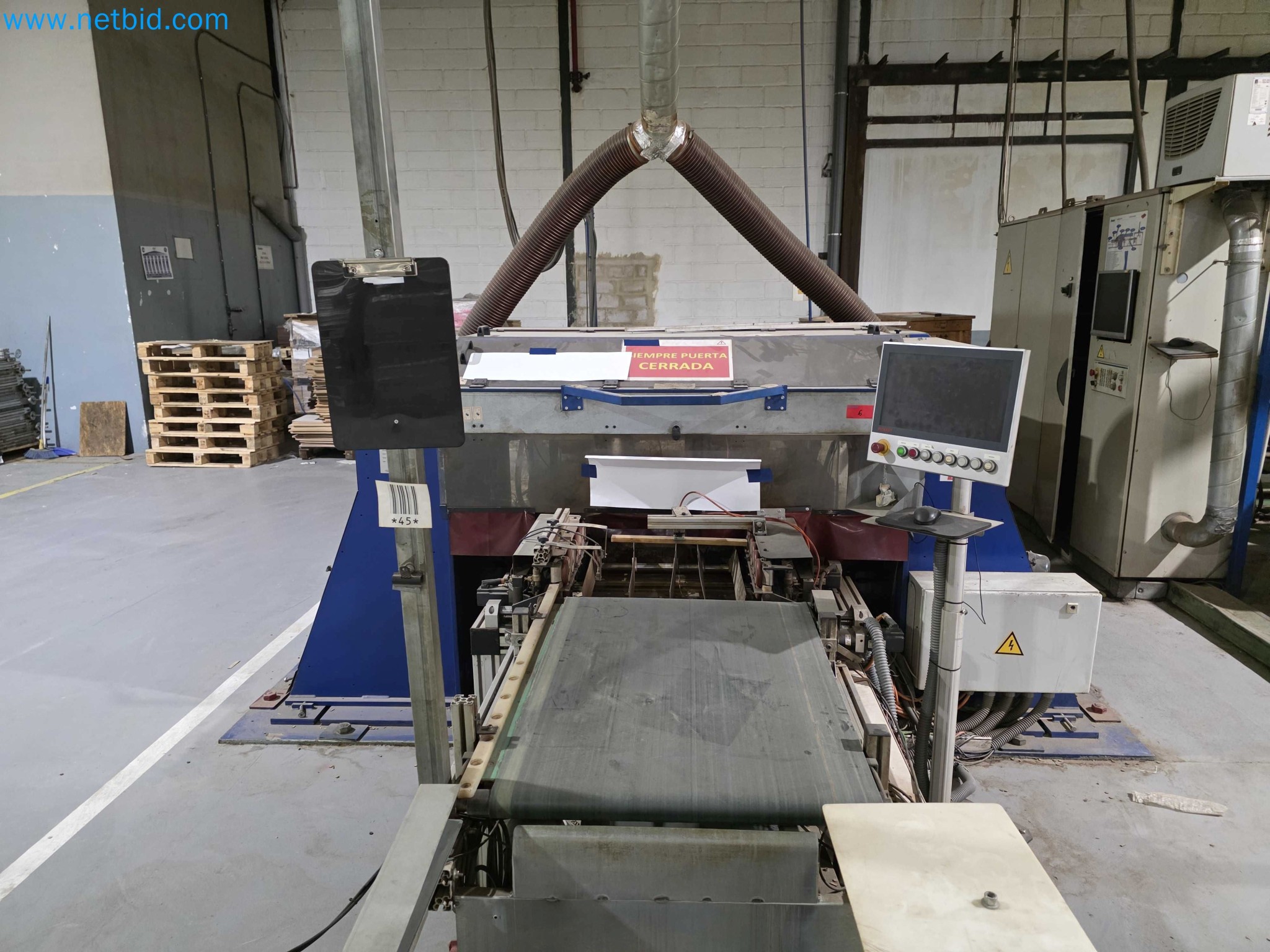 Likvidace podniku - Použité balicí stroje na balení ovoce a zeleniny (výrobní linka MDF)-2