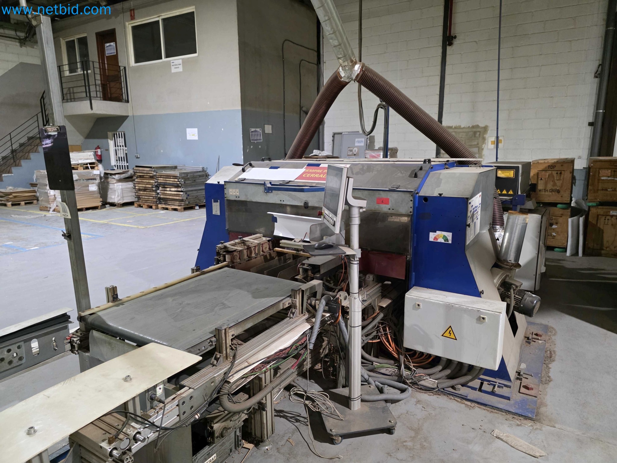 Likvidace podniku - Použité balicí stroje na balení ovoce a zeleniny (výrobní linka MDF)-3