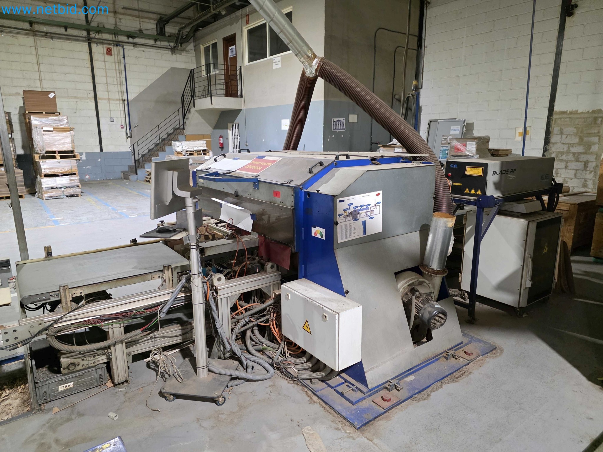 Likvidace podniku - Použité balicí stroje na balení ovoce a zeleniny (výrobní linka MDF)-4