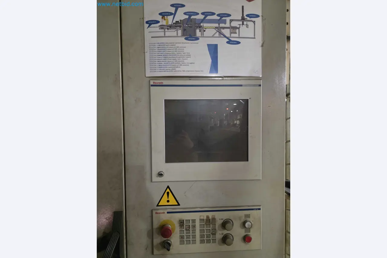 Vente aux enchères pour fermeture d’usine – Machines d’emballage d’occasion pour fruits et légumes (ligne de production MDF)-25