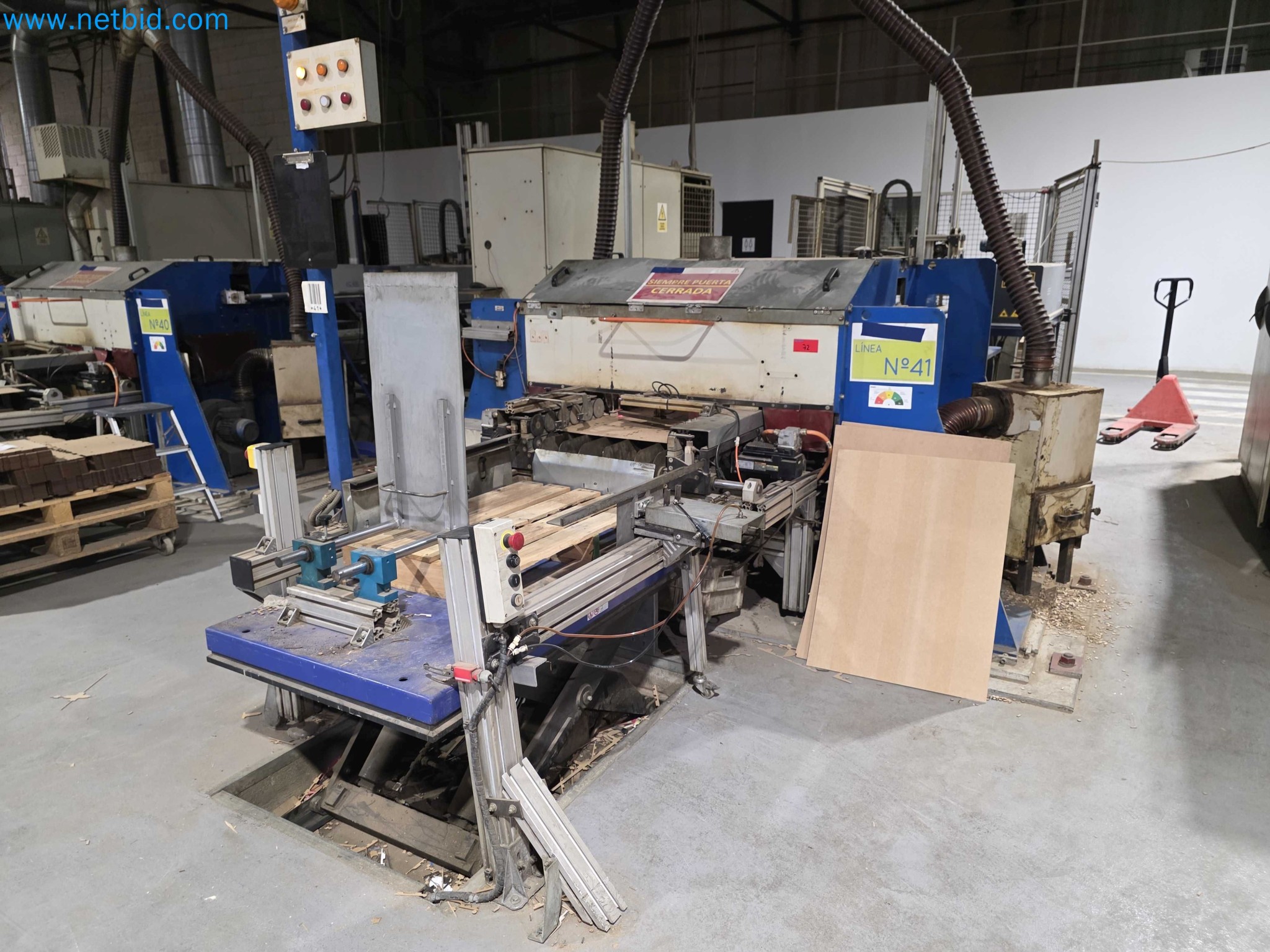 Likvidace podniku - Použité balicí stroje na balení ovoce a zeleniny (výrobní linka MDF)-1