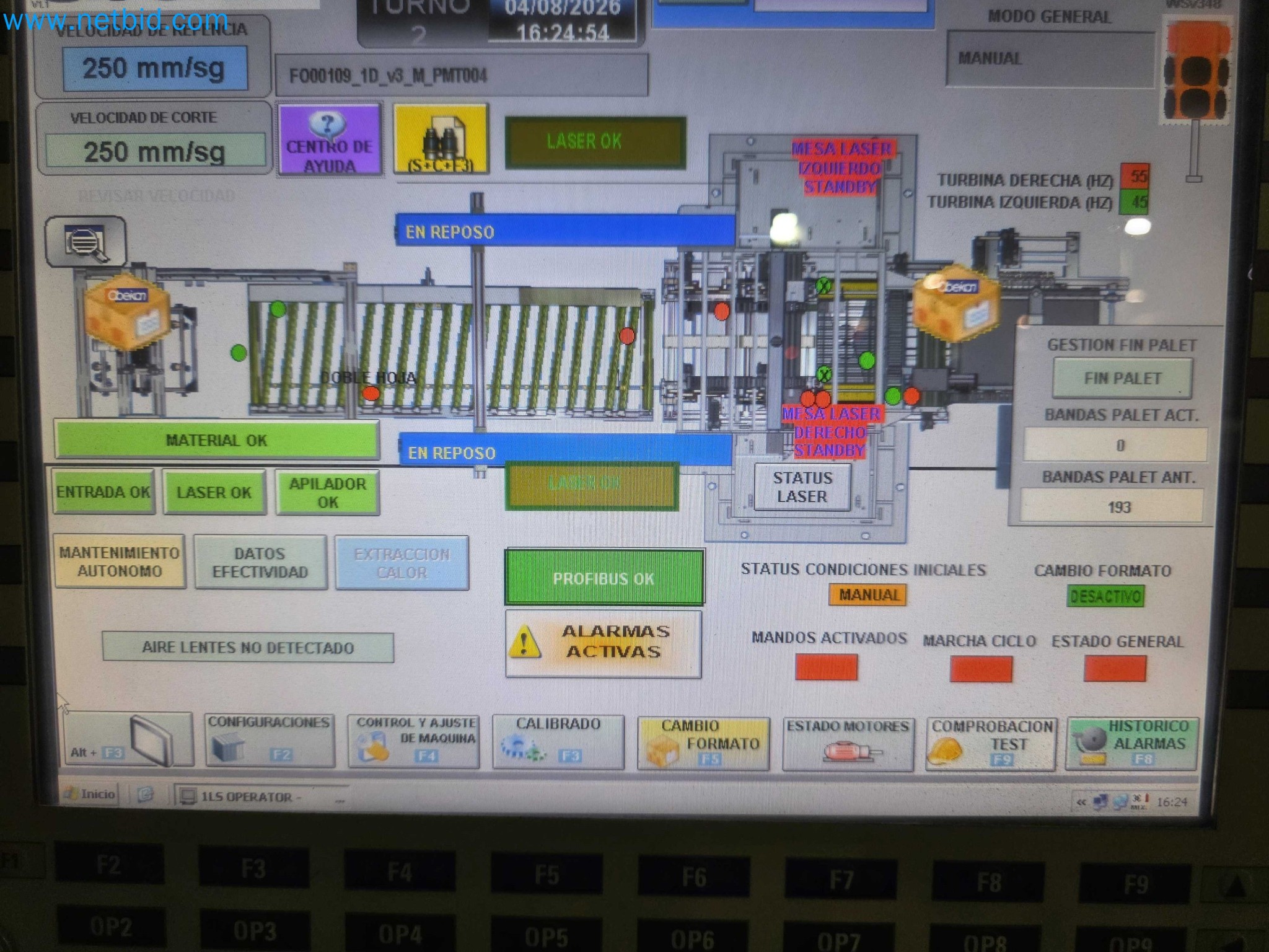 Likvidace podniku - Použité balicí stroje na balení ovoce a zeleniny (výrobní linka MDF)-29