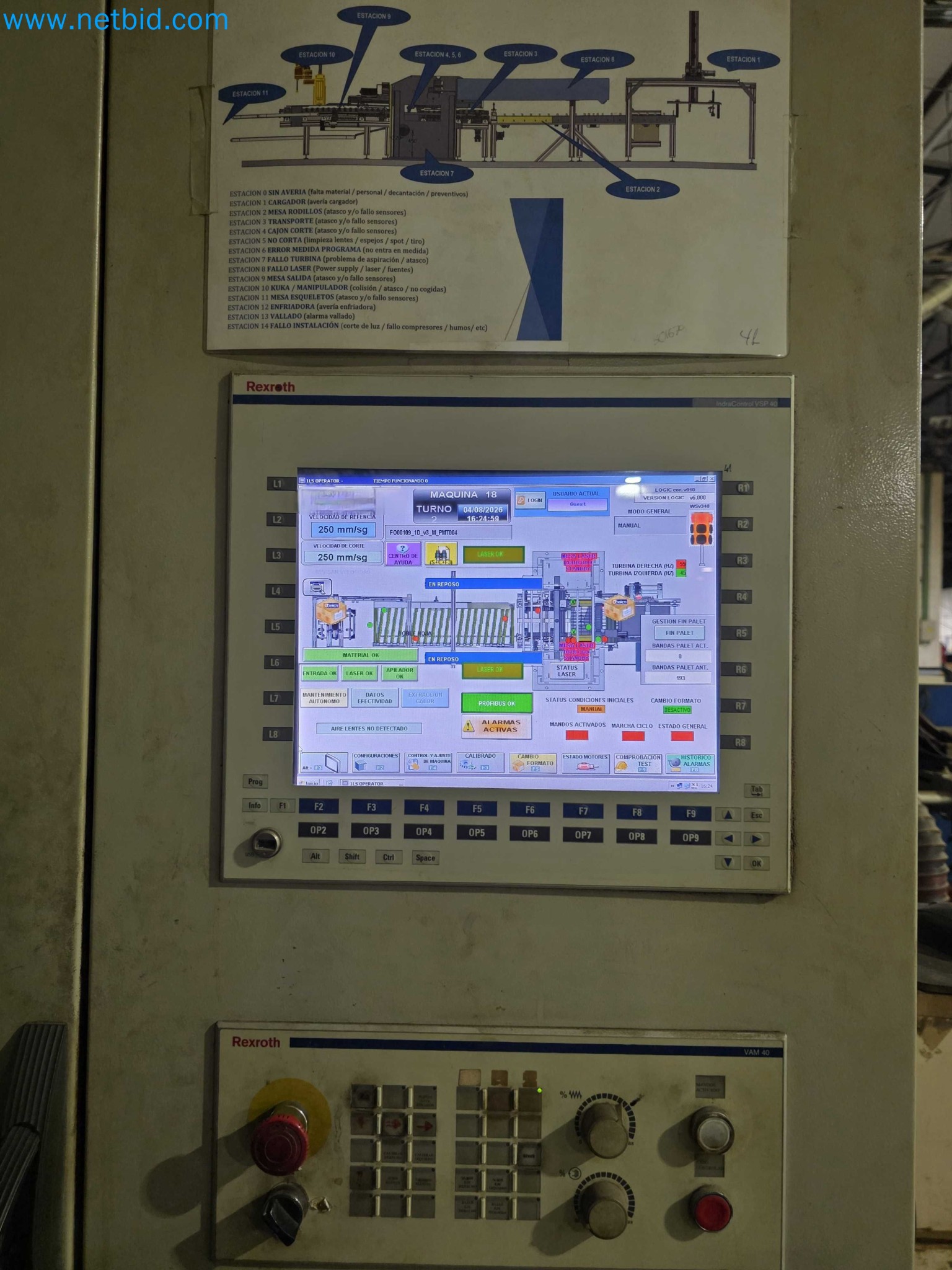 Likvidace podniku - Použité balicí stroje na balení ovoce a zeleniny (výrobní linka MDF)-30