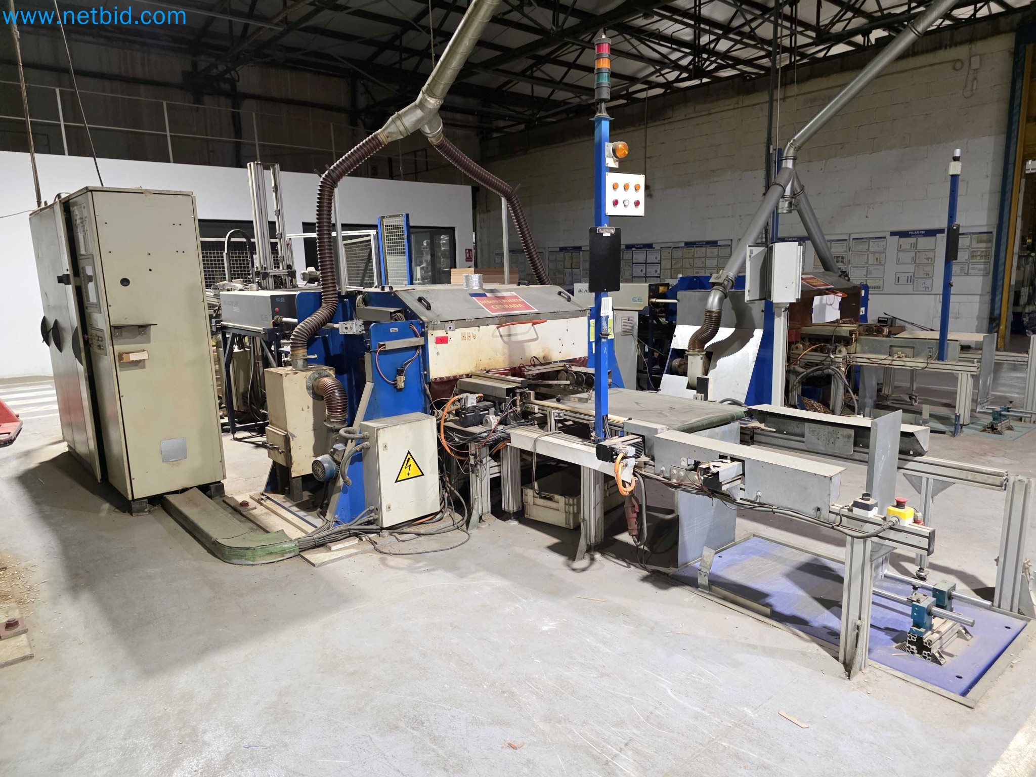 Likvidace podniku - Použité balicí stroje na balení ovoce a zeleniny (výrobní linka MDF)-1