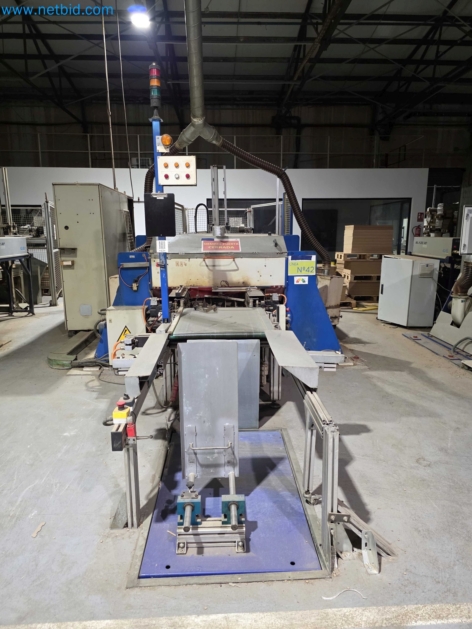 Likvidace podniku - Použité balicí stroje na balení ovoce a zeleniny (výrobní linka MDF)-2