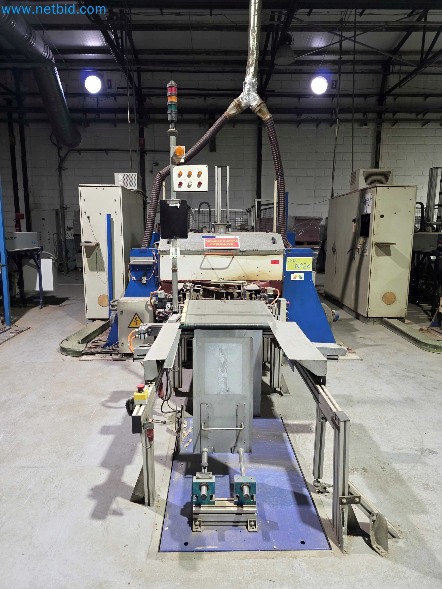 Likvidace podniku - Použité balicí stroje na balení ovoce a zeleniny (výrobní linka MDF)-2