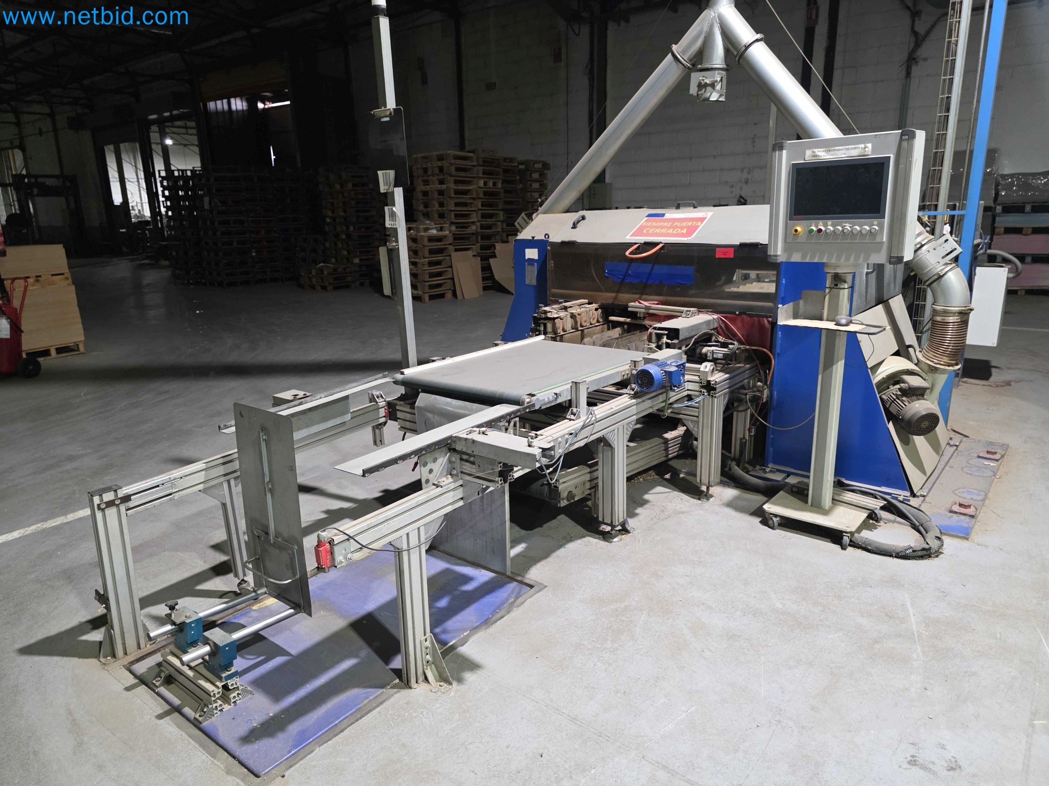 Likvidace podniku - Použité balicí stroje na balení ovoce a zeleniny (výrobní linka MDF)-1