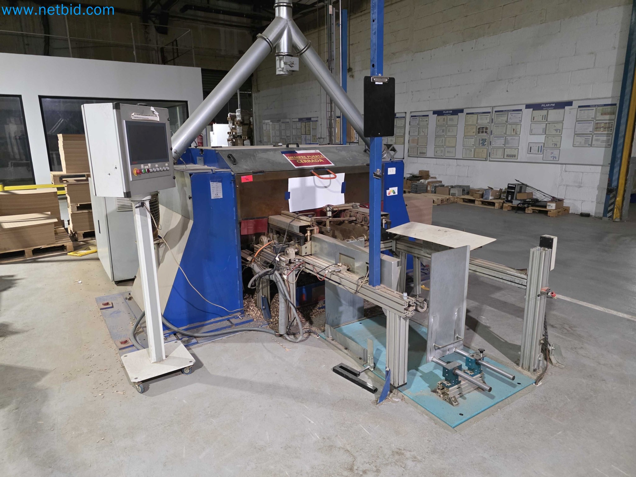 Likvidace podniku - Použité balicí stroje na balení ovoce a zeleniny (výrobní linka MDF)-1