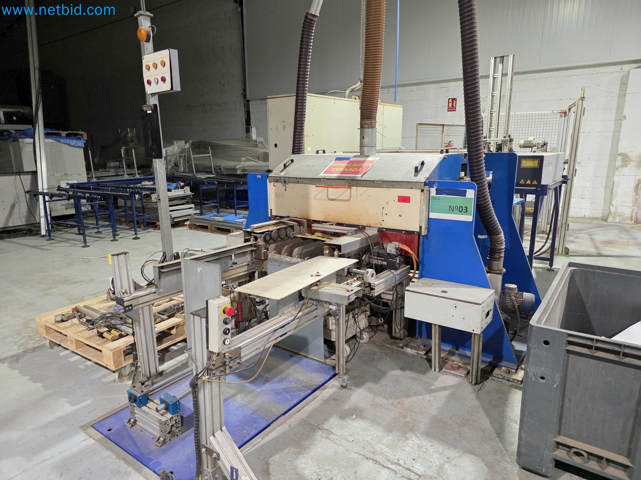 Likvidace podniku - Použité balicí stroje na balení ovoce a zeleniny (výrobní linka MDF)-1