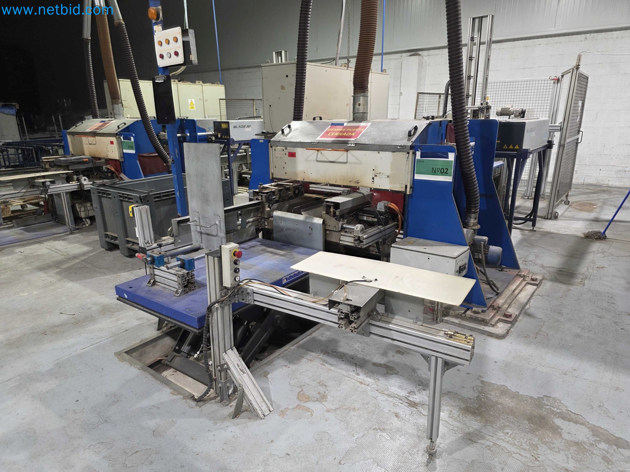 Likvidace podniku - Použité balicí stroje na balení ovoce a zeleniny (výrobní linka MDF)-1