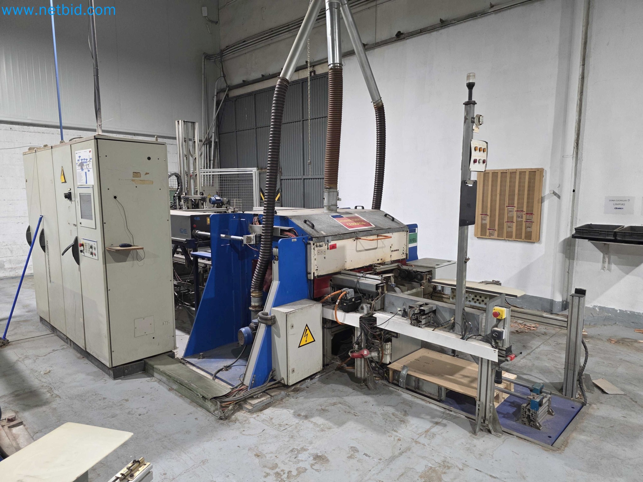 Likvidace podniku - Použité balicí stroje na balení ovoce a zeleniny (výrobní linka MDF)-1