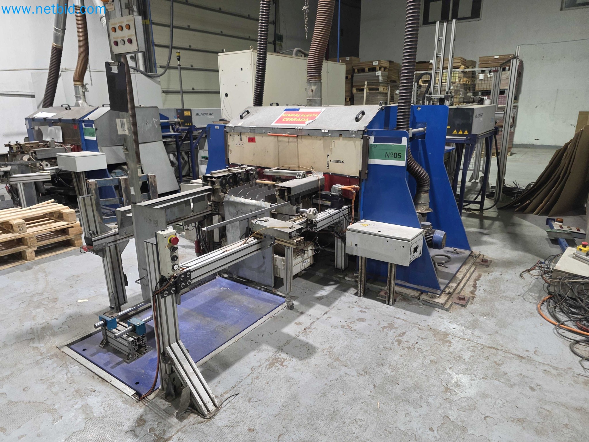 Likvidace podniku - Použité balicí stroje na balení ovoce a zeleniny (výrobní linka MDF)-1