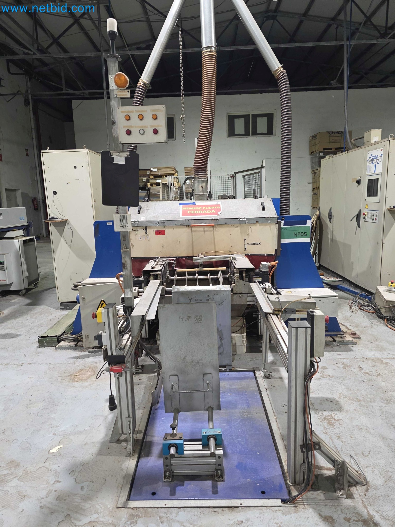 Likvidace podniku - Použité balicí stroje na balení ovoce a zeleniny (výrobní linka MDF)-2