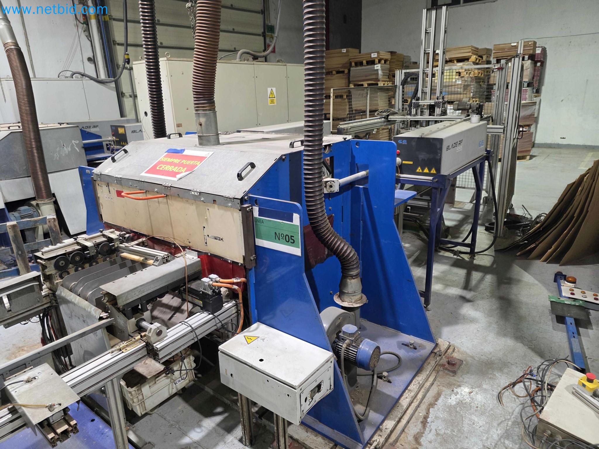 Likvidace podniku - Použité balicí stroje na balení ovoce a zeleniny (výrobní linka MDF)-4